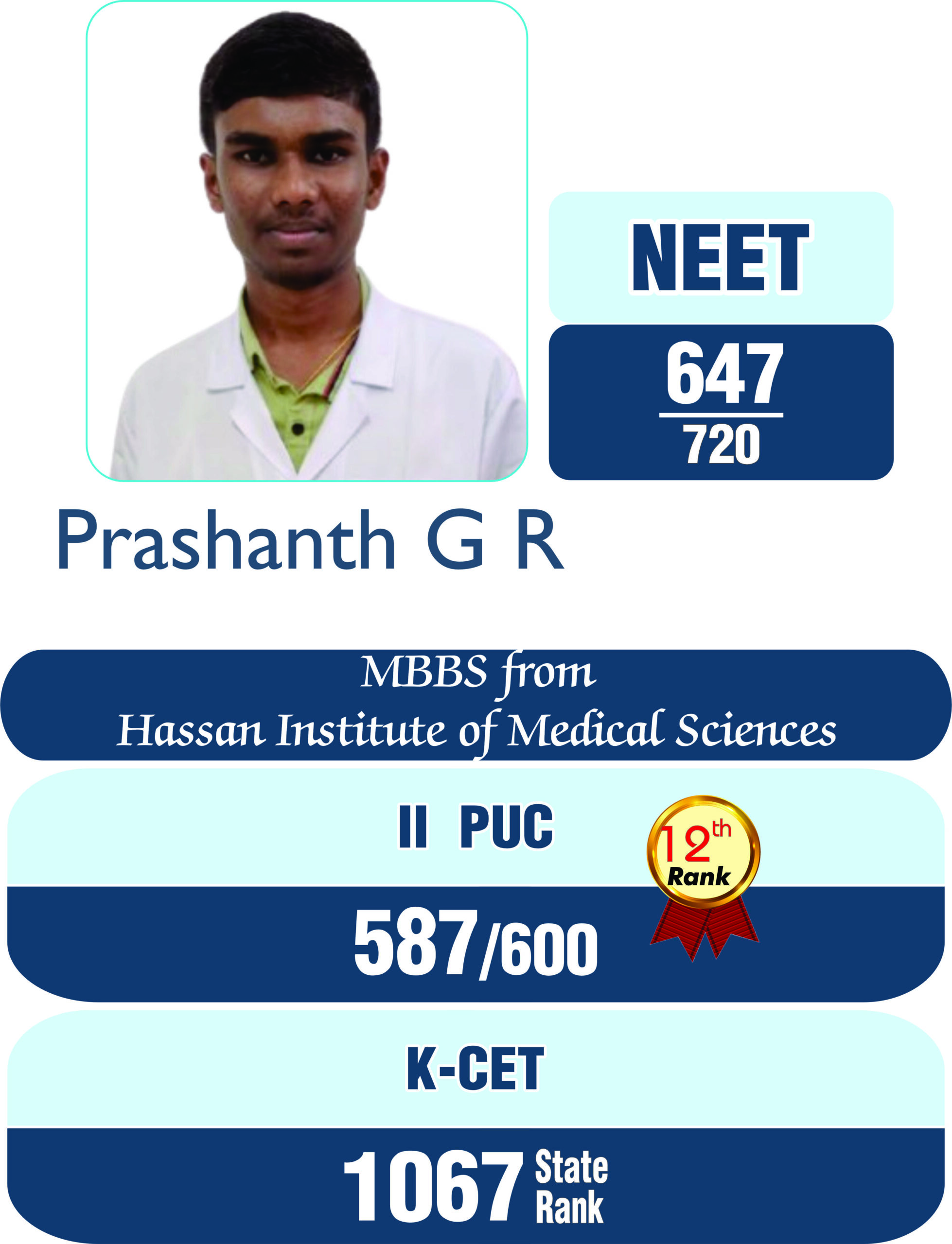 Topper at Edushrine - JEE & NEET