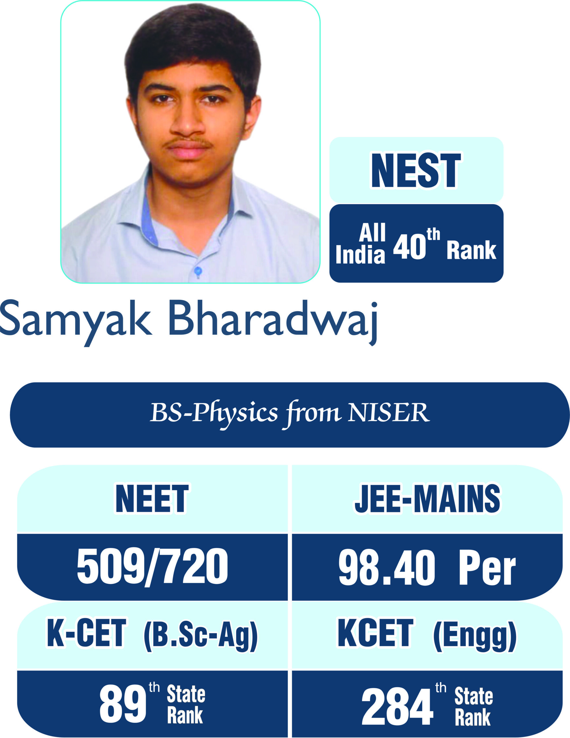 Topper at Edushrine - JEE & NEET